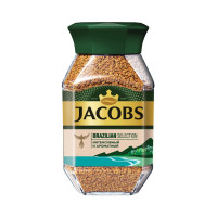 Кофе растворимый Jacobs Brazilian Selection, 95 гр, стеклянная банка