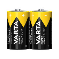 Батарейки Varta Superlife Mono бочонок D R20P, 1.5 V, 2 шт./уп., цена за упаковку, в пленке