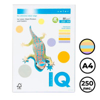 Бумага IQ Color Trend Mixed Packs, А4, 80 г/м2, 250 листов, 5 золотистых цветов
