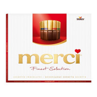 Шоколадные конфеты Merci, ассорти, 250 гр