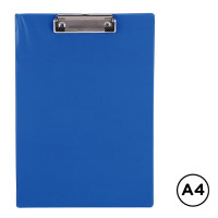Планшет А4 формата Deli, с верхним прижимом, синий