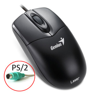 Mouse Laser, NetScroll 200, PS/2, Black, Genius.