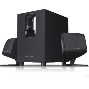 Акустическая система Microlab M-108R (2.1), 11 Вт, RMS 2,5Wx2+6W, черная