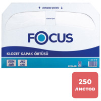 Бумажные прокладки на унитаз Focus, 250 листов
