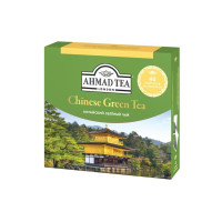 Шай Ahmad Chinese Green Tea, жасыл шай, 40 қалташа, құлақшаларсыз