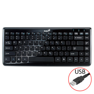 Keyboard LuxeMate i200,USB,Black,KAZ,CB, Genius.