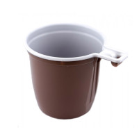 Чашка кофейная одноразовая, 200 мл, 50 шт./уп, коричнево-серая, цена за упаковку