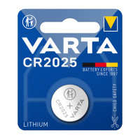 Батареялар Varta Professional Electronics дискілі CR2025, 3V, 2,5*20 мм, 1 дана, баға бір дана үшін