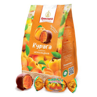 Шоколадные конфеты Кремлина "Курага", 190 гр