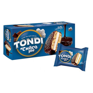 Бисквит Choco Pie «Tondi», 180 гр, 6 штук в коробке