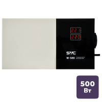 Кернеу тұрақтандырғыш SVC W-500, 500ВА/500Вт, қара/ақ
