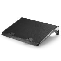 Подставка для ноутбука DeepCool "N180 FS", USB хаб + 2 USB порта, 17", черная