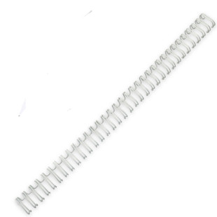 14 мм. Металлические белые пружины для переплета, для сшивания 81-100 листов, шаг 3:1