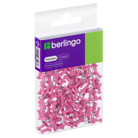 Кнопки силовые Berlingo, пластиковые, розовые, 50 шт./уп