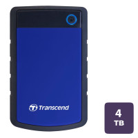 Жесткий диск 4 TB, Transcend ''StoreJet 25H3Р'', USB 3.0, HDD, синий