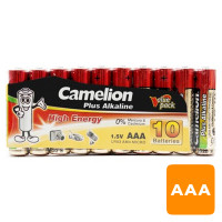 Батарейки Camelion Plus Alkaline мизинчиковые AAA LR03-SP10-DA, 1.5V, 10 шт./уп, цена за упаковку