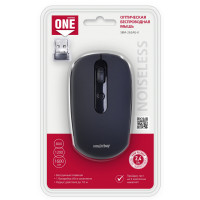 Мышь беспроводная Smartbuy ONE 262AG-K, USB, 4 кнопки, 800/1200/1600 dpi, черная