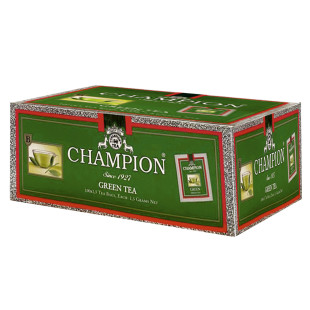 Чай Champion Green Tea, зеленый, 100 пакетиков