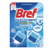 Чистящие кубики для сливного бачка Bref Duo-Cubes, 2*50 гр
