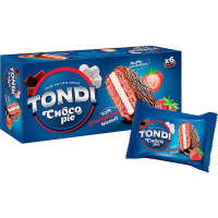 Бисквит Choco Pie «Tondi», клубничный вкус, 180 гр, 6 штук в коробке