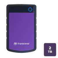 Жесткий диск 2 TB, Transcend ''StoreJet 25H3P'', USB 3.0, фиолетовый