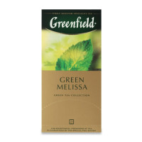 Шай Greenfield Green Melissa, жасыл шай, 25 қалташа