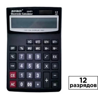 Калькулятор настольный Ronbon "js871", 12 разрядов, 205*150*30 мм, черный