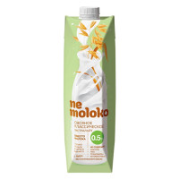 Молоко овсяное Nemoloko, классический эктралайт, 1 литр, 0,5%, тетрапакет