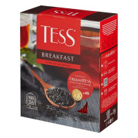 Шай Tess Breakfast, қара шай, 100 қалташа