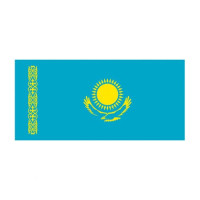 Государственный Флаг Республики Казахстан, политекс, 0,5*1 м