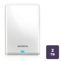 Жесткий диск 2 TB, Adata HV620, 2.5", USB 3.2, HDD, белый