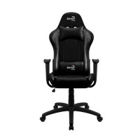 Игровое компьютерное кресло Aerocool AC100 Air B, искусственная кожа, черное