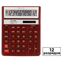 Калькулятор настольный Eleven SDC-888X-RD, 12 разрядов, 158*203*31 мм