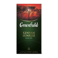Шай Greenfield Kenyan Sunrise, қара шай, 25 қалташа