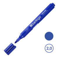Флипчарттарға арналған маркер Berlingo, ұшы дөңгеленген 2 мм, көк, баға бір дана үшін