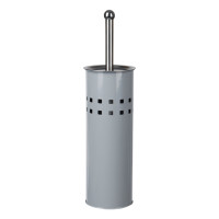 Ершик для туалета OfficeClean, с подставкой, 38,5*8*9,5 см, нержавеющая сталь, матовый