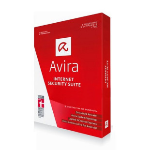 Антивирус Avira Internet Security Suite, 3 пользователя, 9 устройств, подписка на 12 месяцев, box