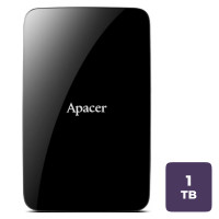 Жесткий диск 1 TB, Apacer AC233, 2,5", USB 3.1, HDD, черный