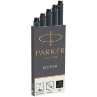 Картриджи чернильные Parker "Cartridge Quink", черные, 5 шт. в упаковке