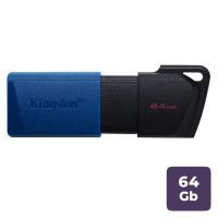 USB-флешка 64 Gb, Kingston "DTXM/64GB", USB 3.2, синяя