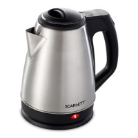 Электрический чайник Scarlett SC-EK21S25, 1,5 л, стальной