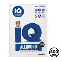 Бумага IQ Allround, А4, 72 гр/м2, 500 листов в пачке