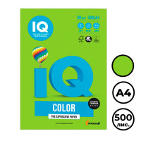 Бумага IQ Color Intensive, А4, 80 г/м2, 500 листов, ярко-зеленая