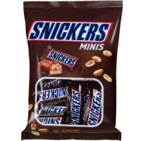 Шоколадные батончики Snickers minis, 180 гр