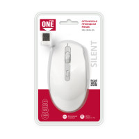 Мышь беспроводная Smartbuy ONE 280AG-WG, USB, 4 кнопки, 1600 dpi, белая