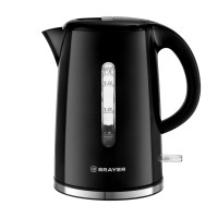 Электрический чайник Brayer BR1032, 1,7 л, пластик, черный