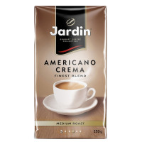 Кофе молотый Jardin Americano Crema 250 гр, вакуумная упаковка