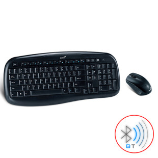 Keyboard KB-8000 Wireless, Black, USB, Genius.