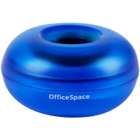 Диспенсер для скрепок OfficeSpace, магнитный, без скрепок, синий