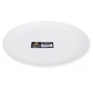 Тарелка Wilmax, диаметр 23 см, белая